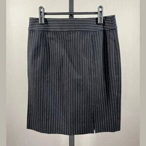 NEW Banana Republic Skirt Womens 4 black stripe pencil straight sloan